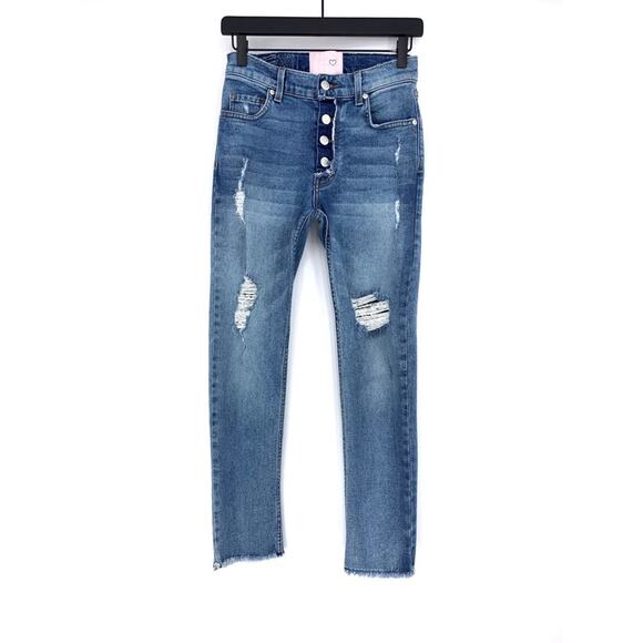 REVICE DENIM Skinny Jean Blue Denim 26 - Picture 1 of 9